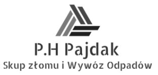 Logo Pajdak Ph Skup Złomu i Wywóz Odpadów